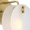 Designers Fountain Sky Fall 8 in. 1-Light Brushed Gold Wall Sconce Light with Etched Fluted Glass Shade for Bathrooms D311C-WS-BG - alternate 8